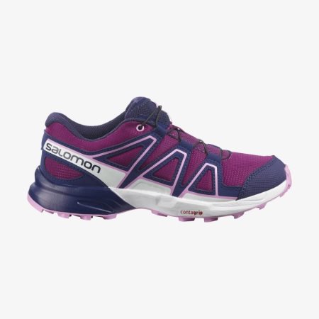 Zapatillas Trail Running Salomon SPEEDCROSS Niños Fucsia (ES-CQLR)
